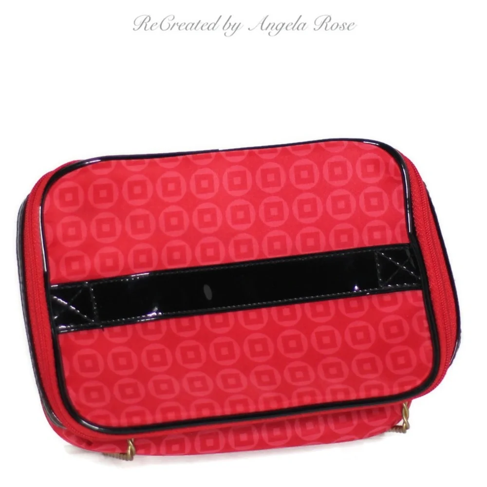 Lancôme Red Cosmetic Bag with Hand…
